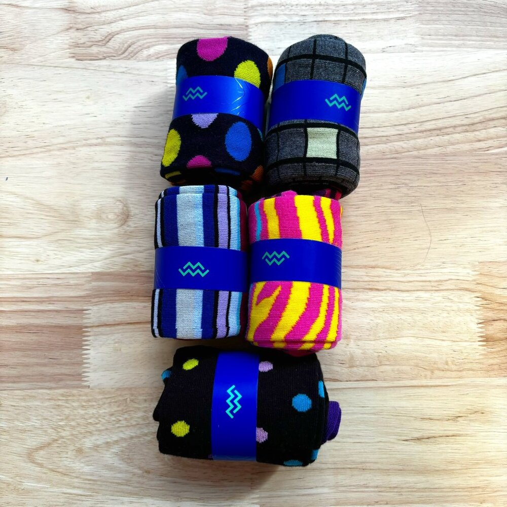 NWT Mio Marino Men's Dress Socks 5-Pack